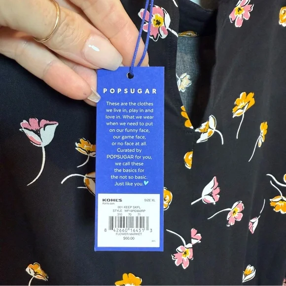 POPSUGAR Floral Long Sleeve Dress - Picture 5 of 8